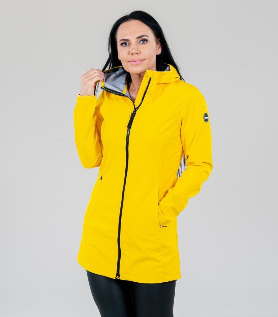 Icepeak Albany naisten takki 54839-9*437, keltainen hinta ja tiedot | Naisten ulkoilutakit | hobbyhall.fi