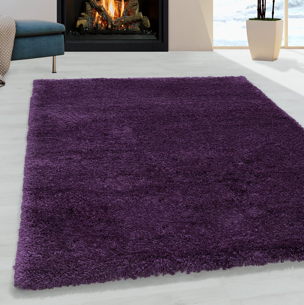 Ayyildiz -matto Fluffy Purple 3500 140x200 cm hinta ja tiedot | Isot matot | hobbyhall.fi