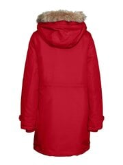 Vero Moda naisten parka 120g. 10267006*03, punainen/ch hinta ja tiedot | Naisten ulkoilutakit | hobbyhall.fi