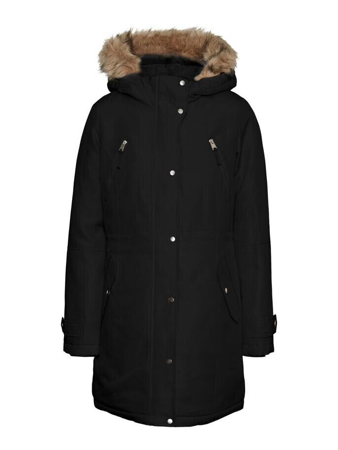 Vero Moda naisten parka 120g. 10267006*02, musta hinta ja tiedot | Naisten ulkoilutakit | hobbyhall.fi