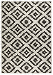 Northrugs matto Twin Malta Black Cream, 120x170 cm hinta ja tiedot | Isot matot | hobbyhall.fi