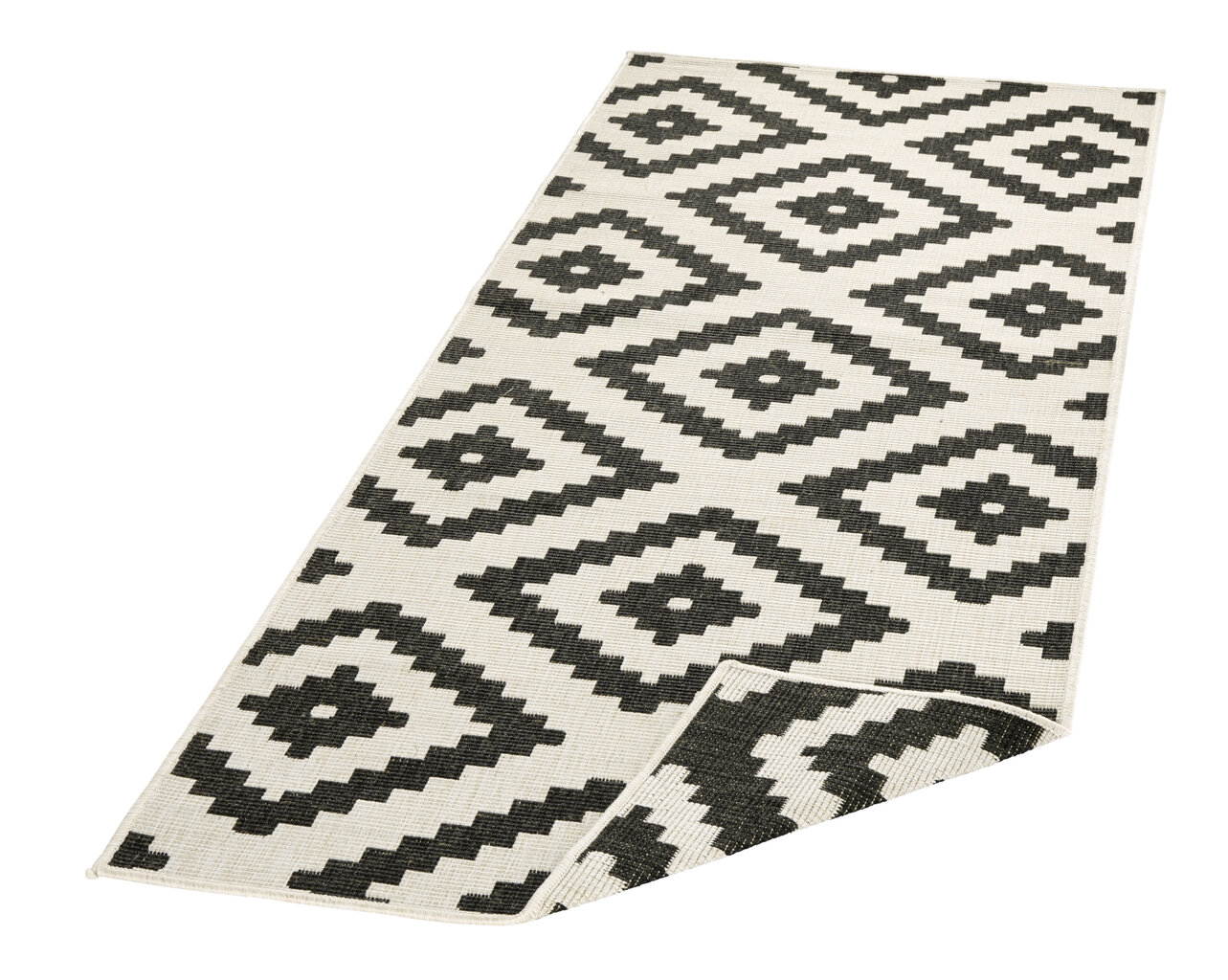 Northrugs matto Twin Malta Black Cream, 120x170 cm hinta ja tiedot | Isot matot | hobbyhall.fi