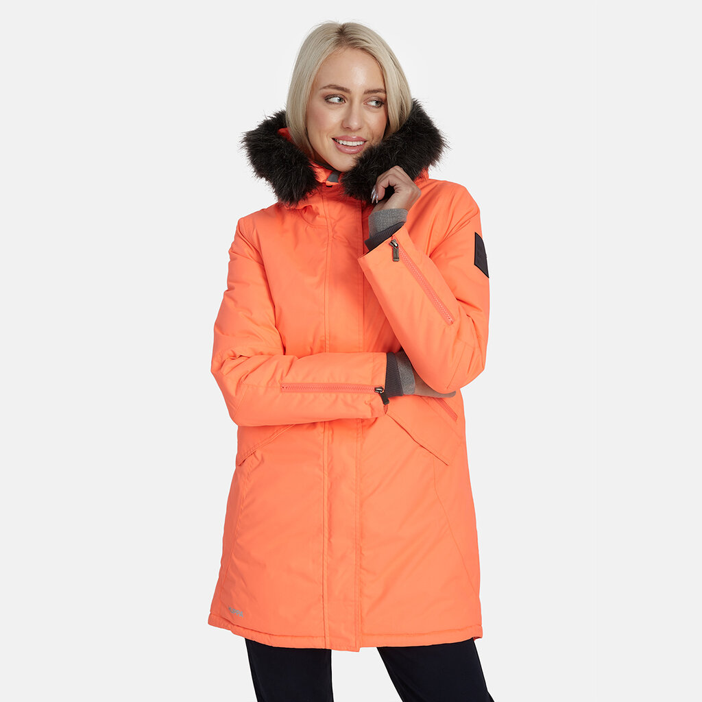 Huppa naisten parka 200g Vivian 12498020*00049, neon koralli hinta ja tiedot | Naisten ulkoilutakit | hobbyhall.fi