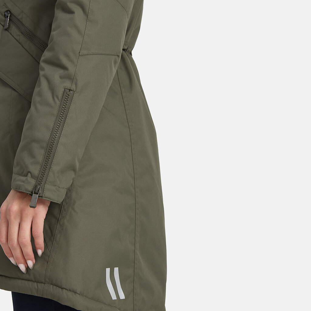 Huppa naisten parka 200g Vivian 12498020*10057, oliivi hinta ja tiedot | Naisten ulkoilutakit | hobbyhall.fi