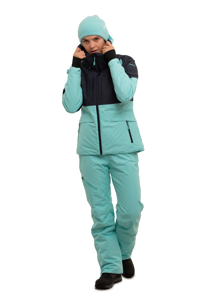 Icepeak naisten takki 100g Cornell 53226-2*335, minttu/tummansininen hinta ja tiedot | Naisten ulkoilutakit | hobbyhall.fi