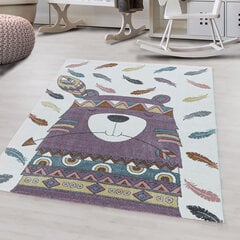 Lastenhuoneen matto Ayyildiz Funny 80x150 cm, violetti hinta ja tiedot | Isot matot | hobbyhall.fi