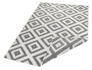 Northrugs matto Twin Malta Grey Cream, 80x350 cm hinta ja tiedot | Isot matot | hobbyhall.fi