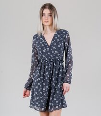 ONLY naisten mekko 15249079*01, tummansininen/vaaleansininen hinta ja tiedot | Mekot | hobbyhall.fi
