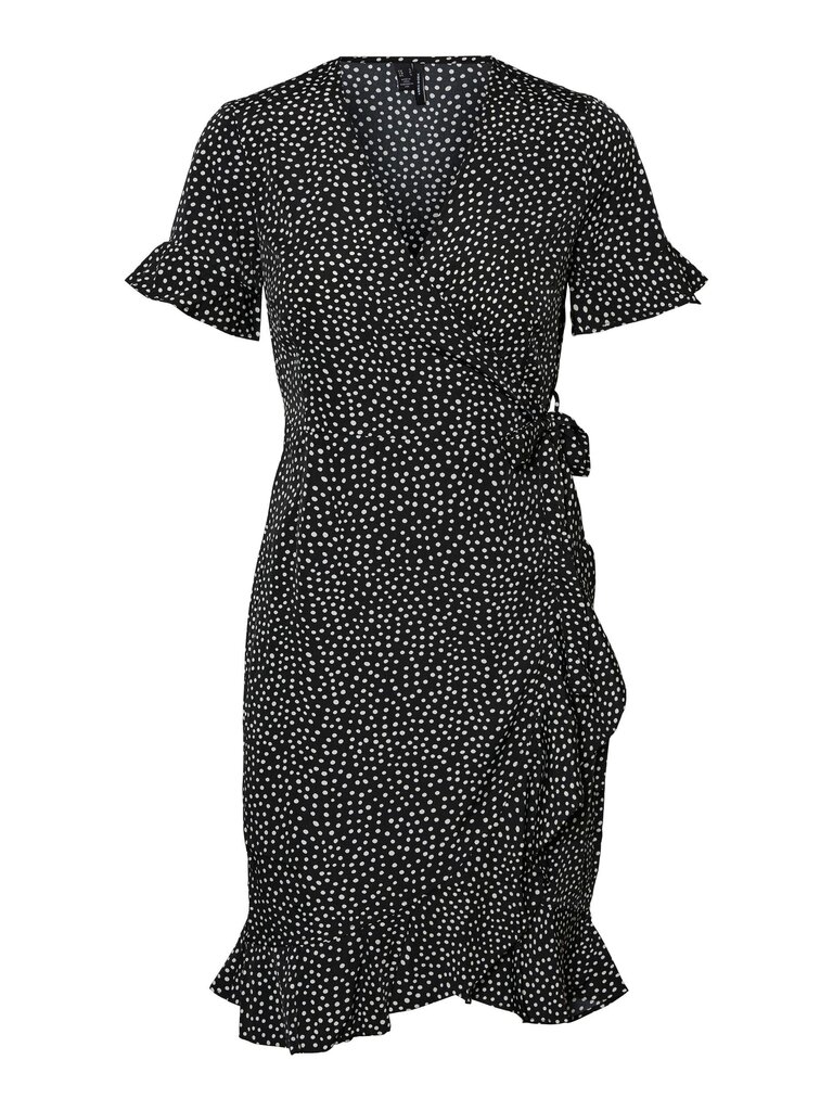 Vero Moda naisten mekko 10252951*01, musta/valkoinen hinta ja tiedot | Mekot | hobbyhall.fi