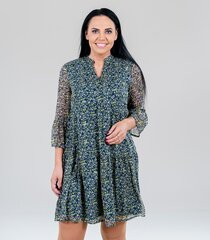 Vero Moda naisten mekko 10267377*01, tummansininen/vaaleanvihreä hinta ja tiedot | Mekot | hobbyhall.fi
