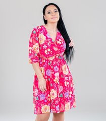 Zabaione naisten mekko MIA KL*01, fuksia/beige hinta ja tiedot | Mekot | hobbyhall.fi