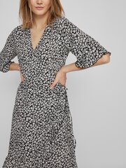 Vila naisten mekko 14084923*01, musta/valkoinen hinta ja tiedot | Mekot | hobbyhall.fi