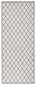 Northrugs matto Twin Malaga Grey Cream, 80x150 cm hinta ja tiedot | Isot matot | hobbyhall.fi