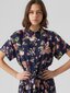 Vero Moda naisten mekko 10279684*01, tummansininen/roosa hinta ja tiedot | Mekot | hobbyhall.fi