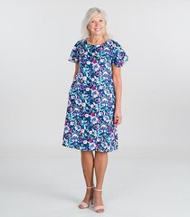 Naisten mekko 232231 01, tummansininen/minttu hinta ja tiedot | Mekot | hobbyhall.fi
