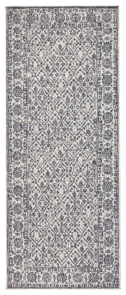 Northrugs matto Twin Curacao Grey Cream, 80x150 cm hinta ja tiedot | Isot matot | hobbyhall.fi