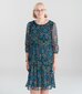 Hansmark naisten mekko Karolin-L 66130*01, vihreä/sininen 4741653002305 hinta ja tiedot | Mekot | hobbyhall.fi