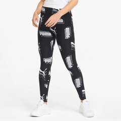 Puma naisten leggingsit Power 847122*01, musta/valkoinen hinta ja tiedot | Naisten urheiluvaatteet | hobbyhall.fi