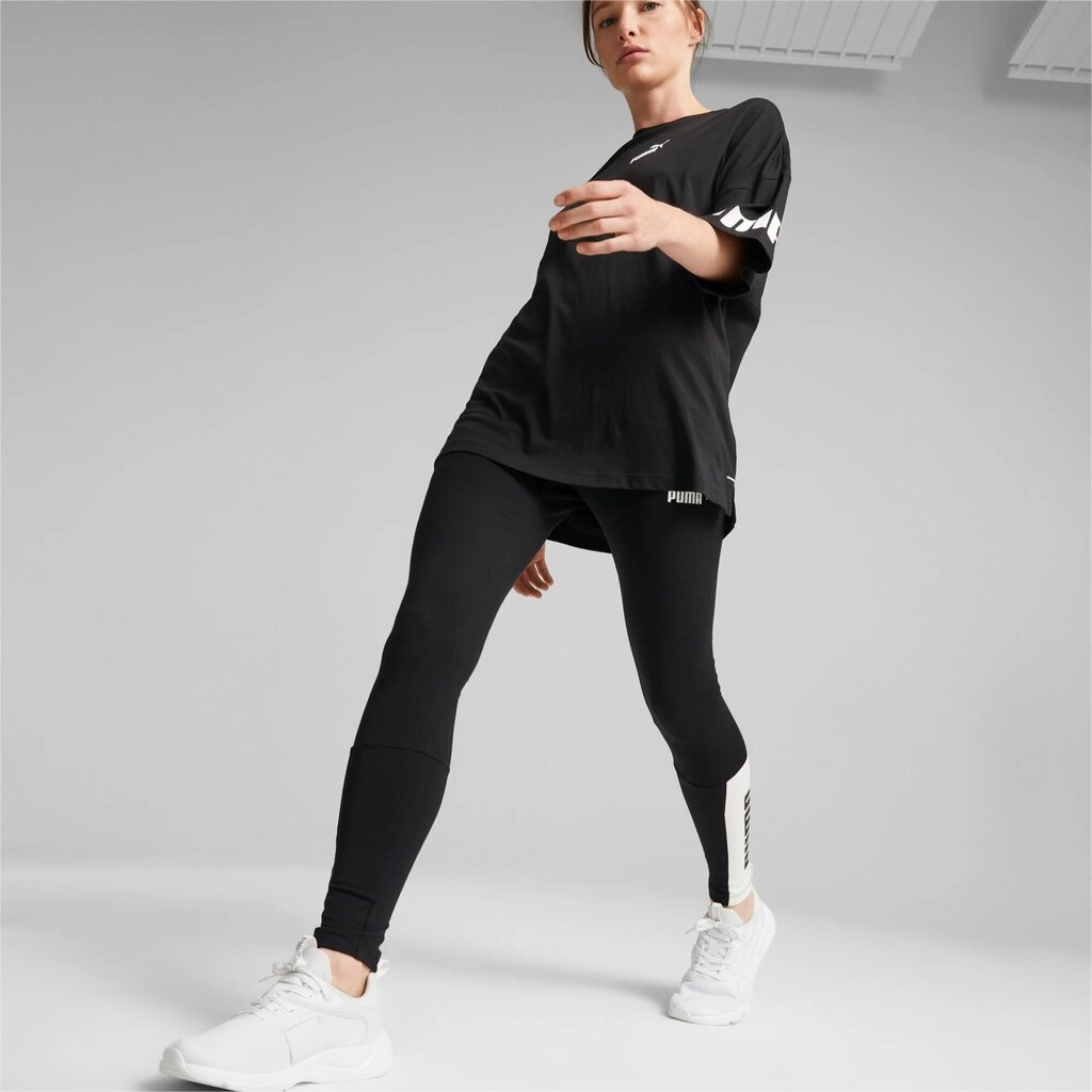 Puma naisten leggingsit Power 849955*01, musta/valkoinen hinta ja tiedot | Naisten urheiluvaatteet | hobbyhall.fi