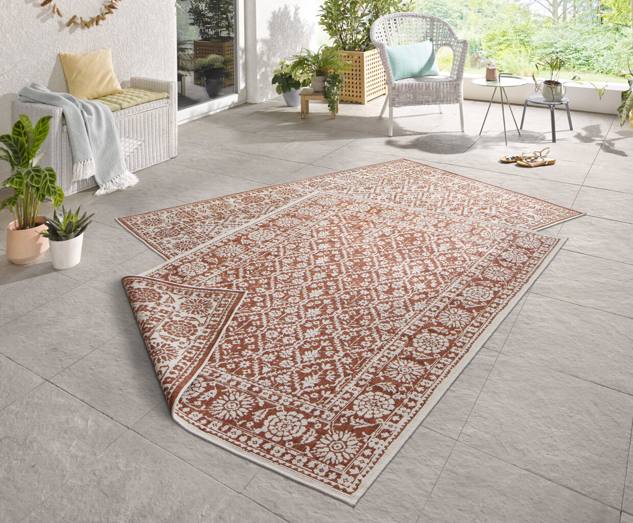 Northrugs matto Twin Curacao Terra Cream, 80x150 cm hinta ja tiedot | Isot matot | hobbyhall.fi