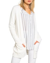 Vila naisten neuletakki 14044041*03, valkoinen hinta ja tiedot | Vila Clothes Naisten vaatteet | hobbyhall.fi