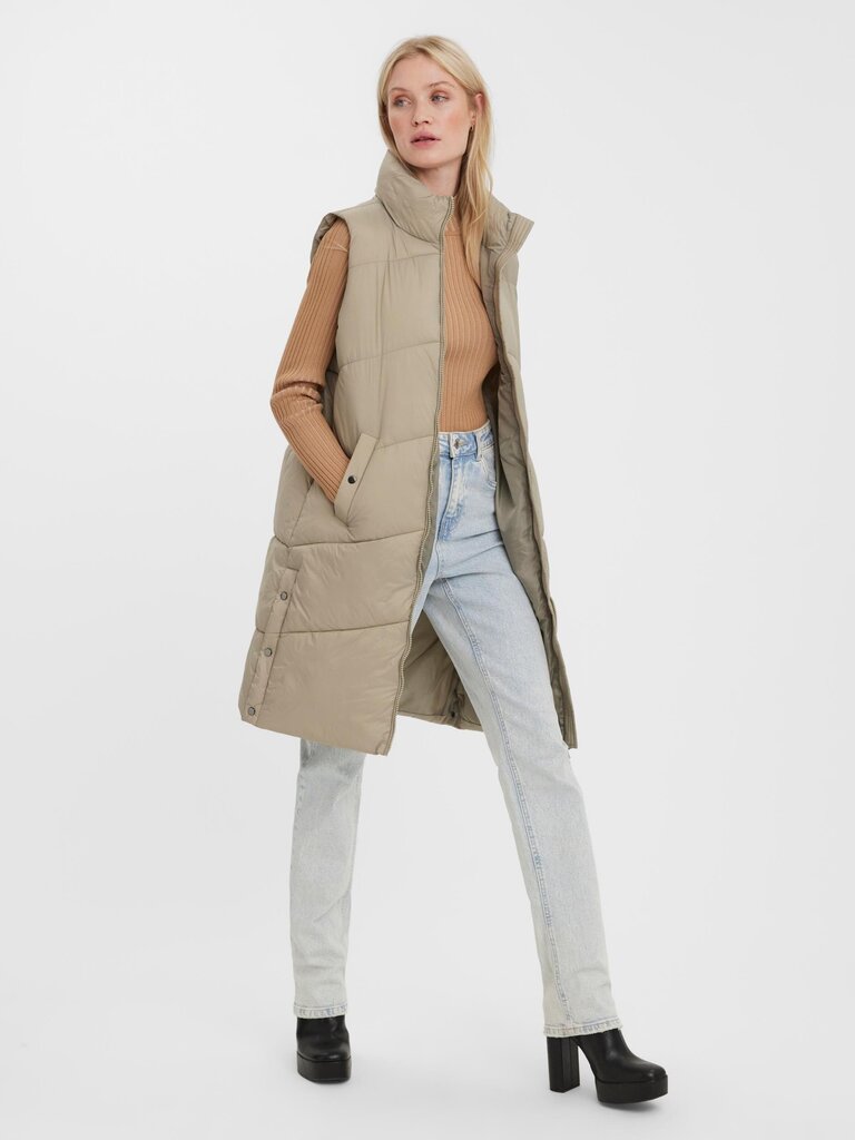 Vero Moda naisten liivi 80g 10273950*02, beige/ hinta ja tiedot | Naisten liivit | hobbyhall.fi