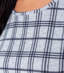 Hailys naisten neulepusero MIA4013*01, vaalean harmaa/musta hinta ja tiedot | Naisten T-paidat | hobbyhall.fi