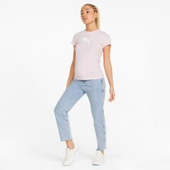 Puma naisten T-paita Power 847112*16, roosa/valkoinen hinta ja tiedot | Naisten T-paidat | hobbyhall.fi