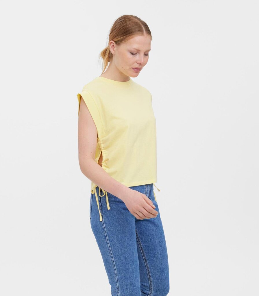 Vero Moda naisten t-paita 10264497*01, keltainen hinta ja tiedot | Naisten T-paidat | hobbyhall.fi