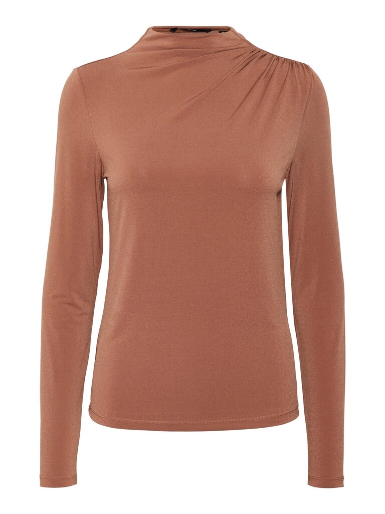 Vero Moda naisten pusero 10276847*01, tumma beige hinta ja tiedot | Naisten T-paidat | hobbyhall.fi