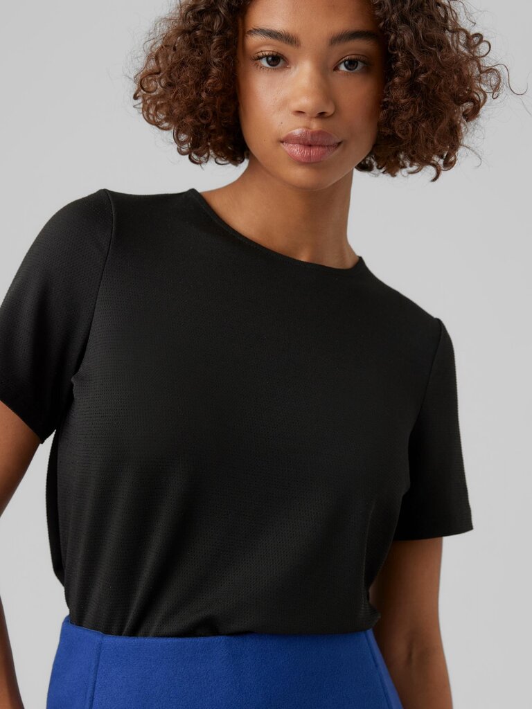 Vero Moda naisten t-paita 10276995*02, musta/musta hinta ja tiedot | Naisten T-paidat | hobbyhall.fi
