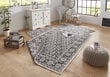 Northrugs matto Twin Curacao Black Cream, 80x250 cm hinta ja tiedot | Isot matot | hobbyhall.fi