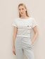 Tom Tailor naisten t-paita 1035381*10332, valkoinen/oranssi hinta ja tiedot | Naisten T-paidat | hobbyhall.fi