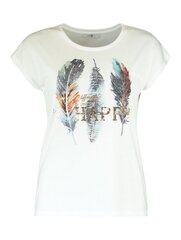 Hailys naisten T-paita Happy MAGALI TS*02, valkoinen hinta ja tiedot | Hailys Muoti | hobbyhall.fi