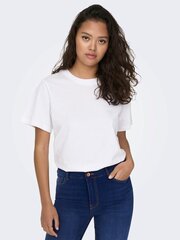 JDY naisten t-paita 15292431*02, valkoinen hinta ja tiedot | Naisten T-paidat | hobbyhall.fi