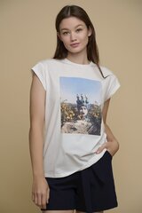 Rino & Pelle naisten T-paita GOTCHA*01, valkoinen hinta ja tiedot | Naisten T-paidat | hobbyhall.fi