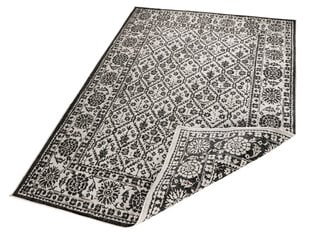 Northrugs matto Twin Curacao Black Cream, 80x350 cm hinta ja tiedot | Isot matot | hobbyhall.fi