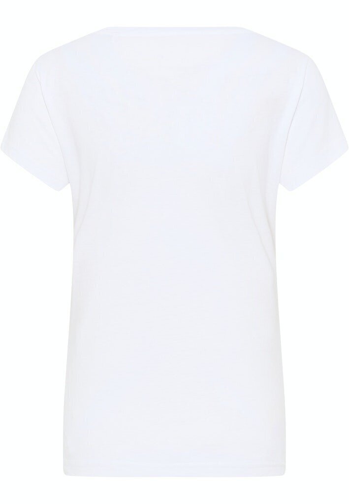 mustaang naisten t-paita 1013789*2045, valkoinen/sininen hinta ja tiedot | Naisten T-paidat | hobbyhall.fi