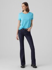 Vero Moda naisten t-paita 10243889*07, sininenn/bachelor hinta ja tiedot | Naisten T-paidat | hobbyhall.fi