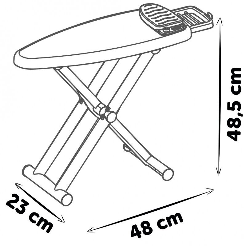 Silityslauta höyryasemalla, Smoby hinta ja tiedot | Tyttöjen lelut | hobbyhall.fi