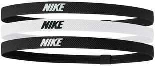 Nike Galvos Juosta Elastic Headbands 2.0 3P White Black N1004529 036 hinta ja tiedot | Naisten päähineet | hobbyhall.fi