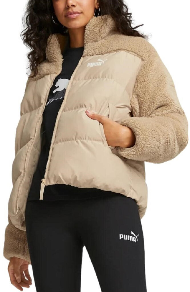 Puma Takit Sherpa Puffer Light Cream 849403 67 849403 67/L hinta ja tiedot | Naisten ulkoilutakit | hobbyhall.fi