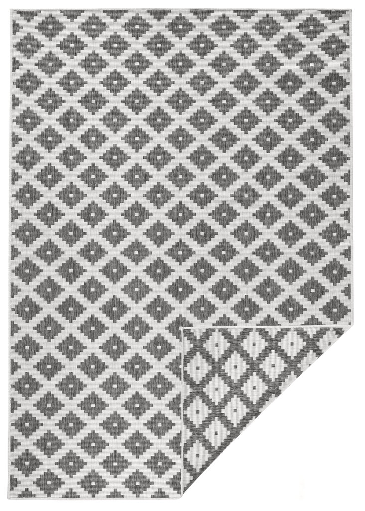 Northrugs matto Twin Nizza Grey Cream, 200x290 cm hinta ja tiedot | Isot matot | hobbyhall.fi