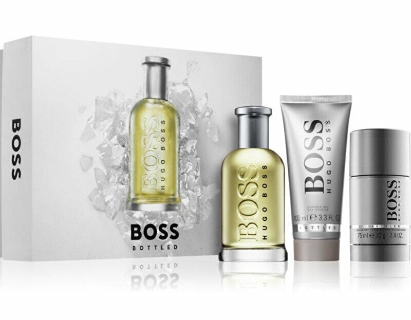 Setti Hugo Boss No. 6 Bottled: Eau de toilette EDT, 100 ml + suihkugeeli, 100 ml + deodorantti, 75 ml hinta ja tiedot | Miesten hajuvedet | hobbyhall.fi