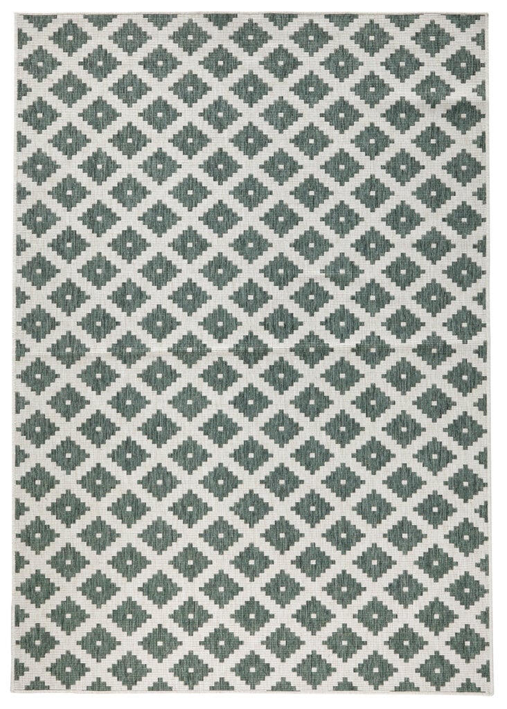 Northrugs matto Twin Nizza Green Cream, 80x250 cm hinta ja tiedot | Isot matot | hobbyhall.fi