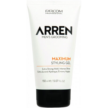 Vahva kiinnitysgeeli miehille Farcom Professional ARREN Miesten Grooming Maximum Styling Gel 150ml hinta ja tiedot | Kampaamotuotteet | hobbyhall.fi