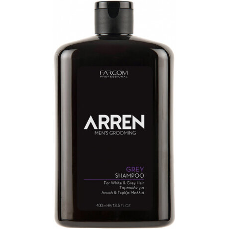 Miesten shampoo harmaille ja valkoisille hiuksille Farcom Professional ARREN Miesten Grooming Grey Shampoo 400ml hinta ja tiedot | Shampoot | hobbyhall.fi