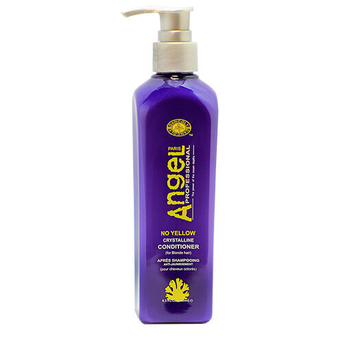 Hoitoaine vaaleille hiuksille Angel Professional No Yellow Crystaline Conditioner 1000ml hinta ja tiedot | Hoitoaineet | hobbyhall.fi