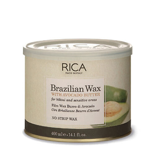Vaha avokadouutteella purkissa herkälle iholle Rica Brazilian Wax 400ml hinta ja tiedot | Karvanpoistoaineet | hobbyhall.fi