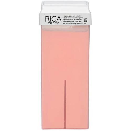 Vaaleanpunainen vaha titaanidioksidilla patruunassa Rica Titanium Lipowax 100ml hinta ja tiedot | Karvanpoistoaineet | hobbyhall.fi